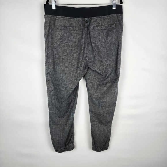 Prana Jogger Pants Grey Women's Large Hiking Outdoor Hiking Yoga Hemp Blend - Picture 3 of 9
